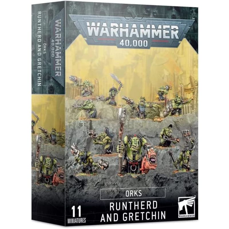 Warhammer 40k Games Workshop Orks: Runtherd And Gretchin