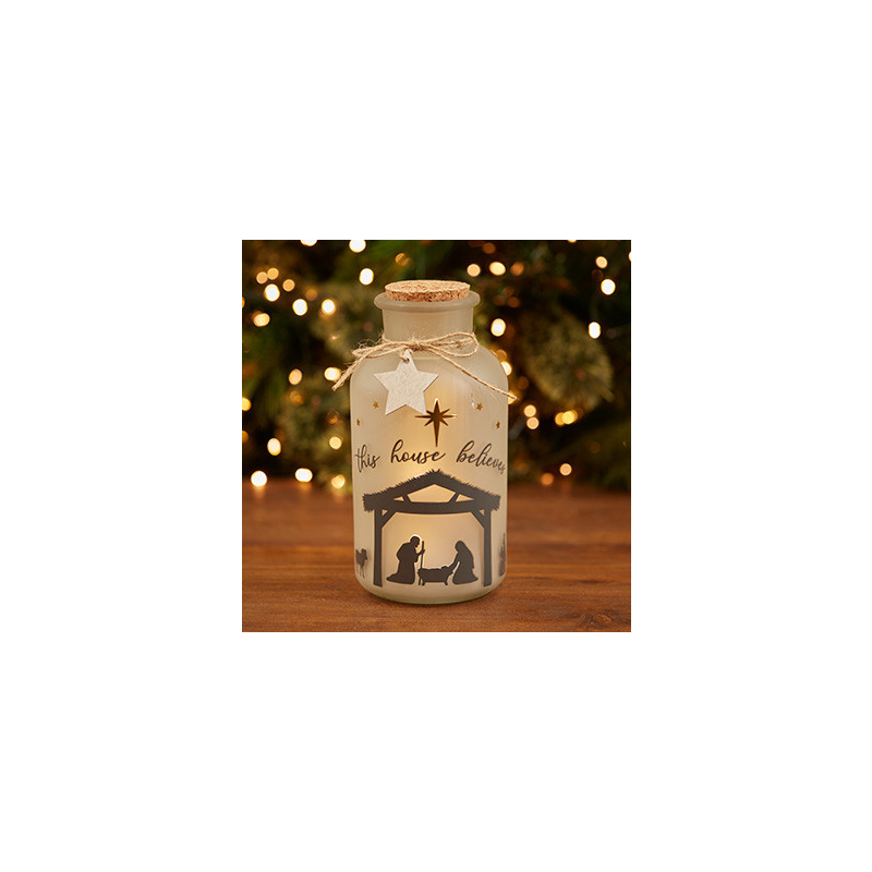 Nativity LED Bottle