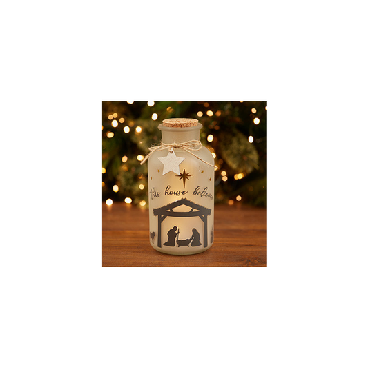 Nativity LED Bottle