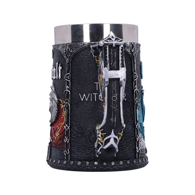 Officially Licensed The Witcher Trinity Tankard, Black, 15.5cm