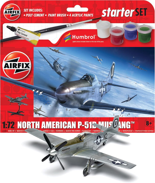 Airfix Starter Set - North American P-51D Mustang