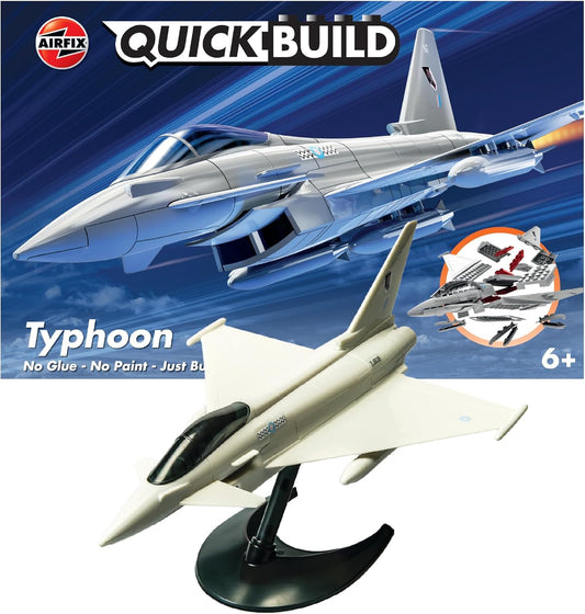 Airfix QUICKBUILD Model Aircraft Kits - Eurofighter Typhoon Model Building Kit