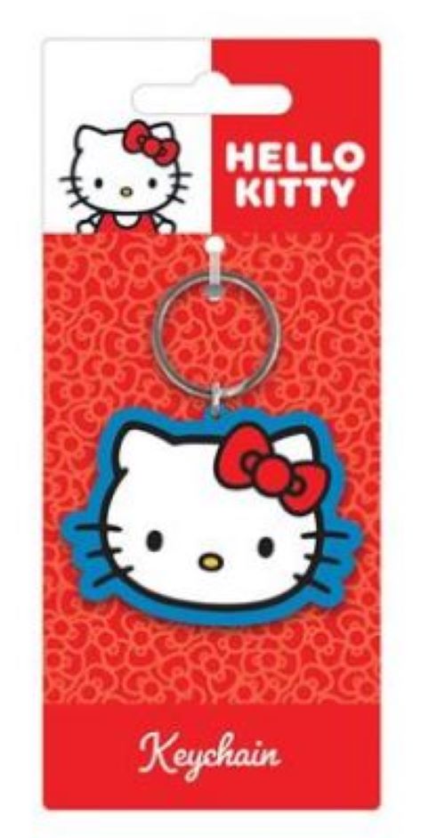 HELLO KITTY (FACE) PVC KEYCHAIN