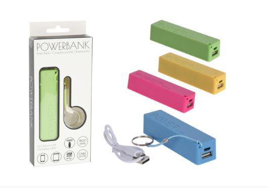 Power bank with Charging Cable, Boxed (1 SUPPLIED)