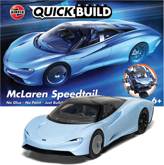 Airfix QUICKBUILD Model Car Kit - McLaren Speedtail Blue