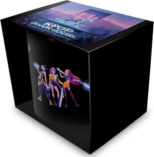 K-POP Demon Hunters (HUNTRIX) Black POD Mug