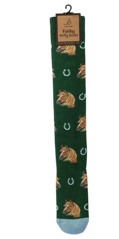Funky Welly Socks - Horse Head