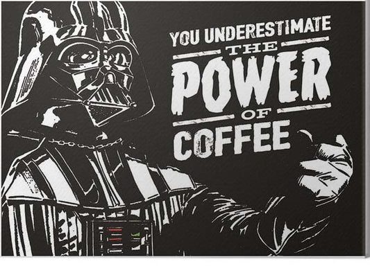 Coffee Powered Star Wars 60x80 by Star Wars Classics