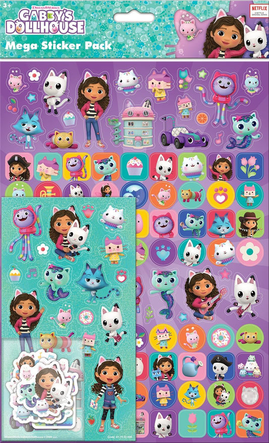 Gabby's Dollhouse Mega Sticker Pack