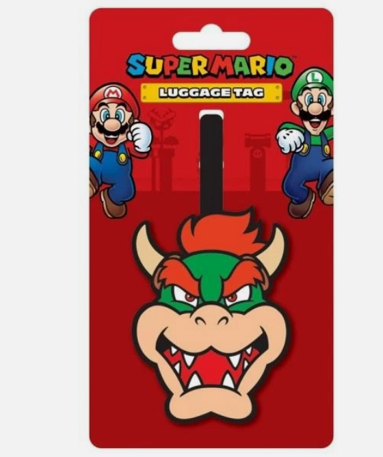 SUPER MARIO LUGGAGE TAG (BOWSER)