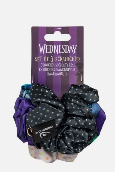 Wednesday - Set of 3 Scrunchies