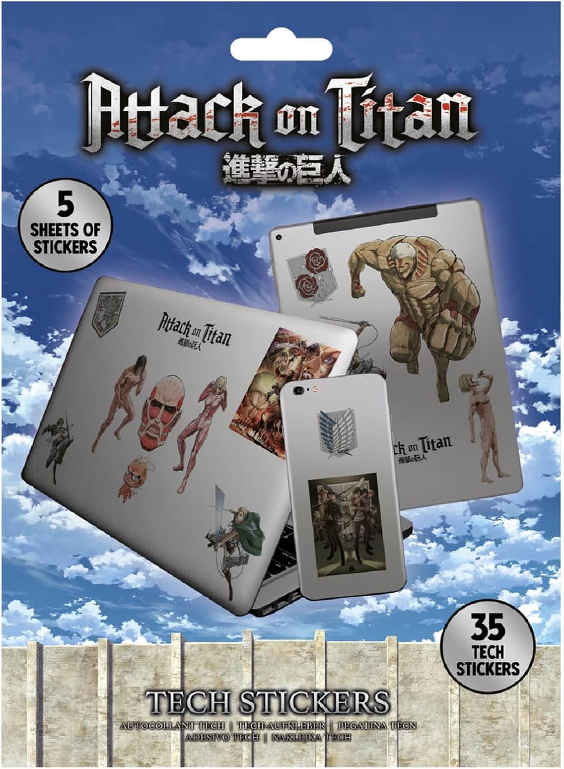 Attack on Titan Tech Stickers