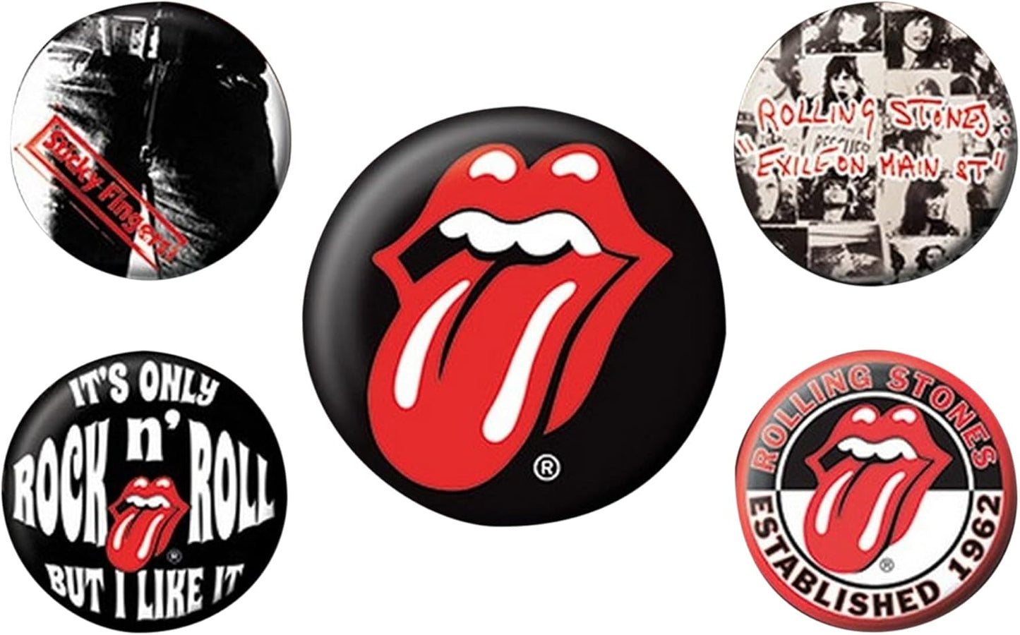 Rolling Stones Classic Badge Pack