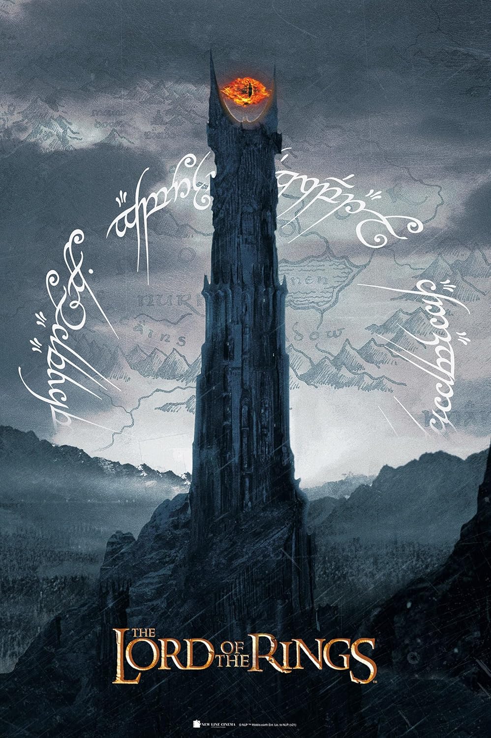 Lord of the Rings Poster Sauron Tower Maxi Poster