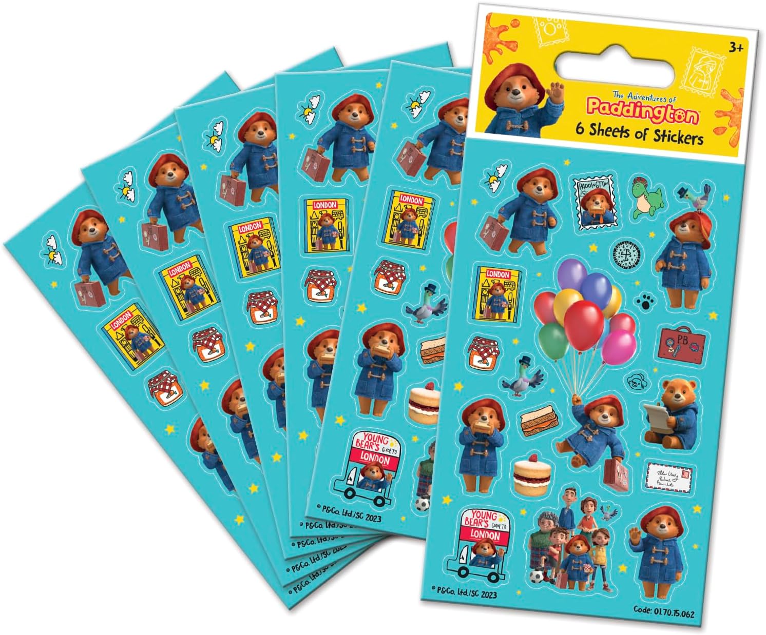Paddinton Bear Adventures of Paddington Sticker Pack (6 Sheets)
