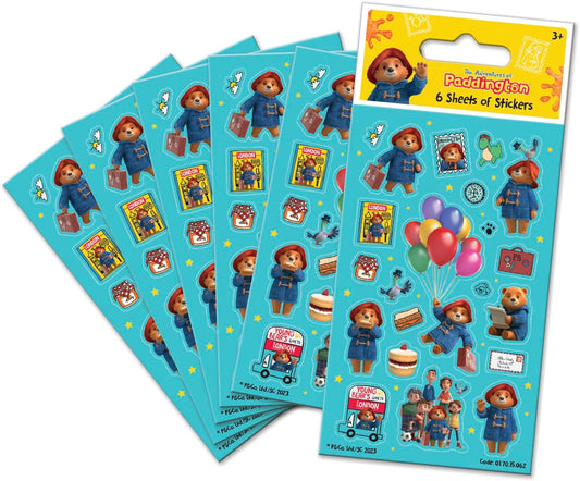 Paddinton Bear Adventures of Paddington Sticker Pack (6 Sheets)