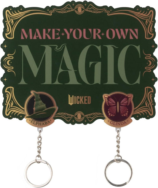 Wicked  - Magnetic Key Hanger with 2 Keychains