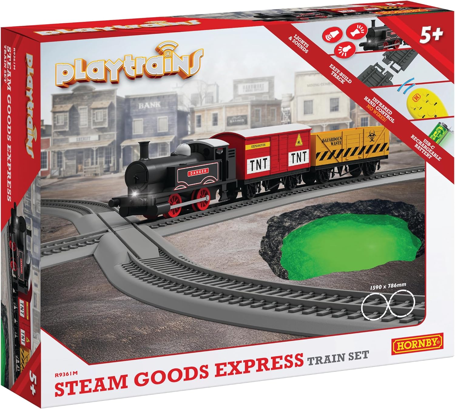 Hornby - Playtrains Steam Goods Express Train Set