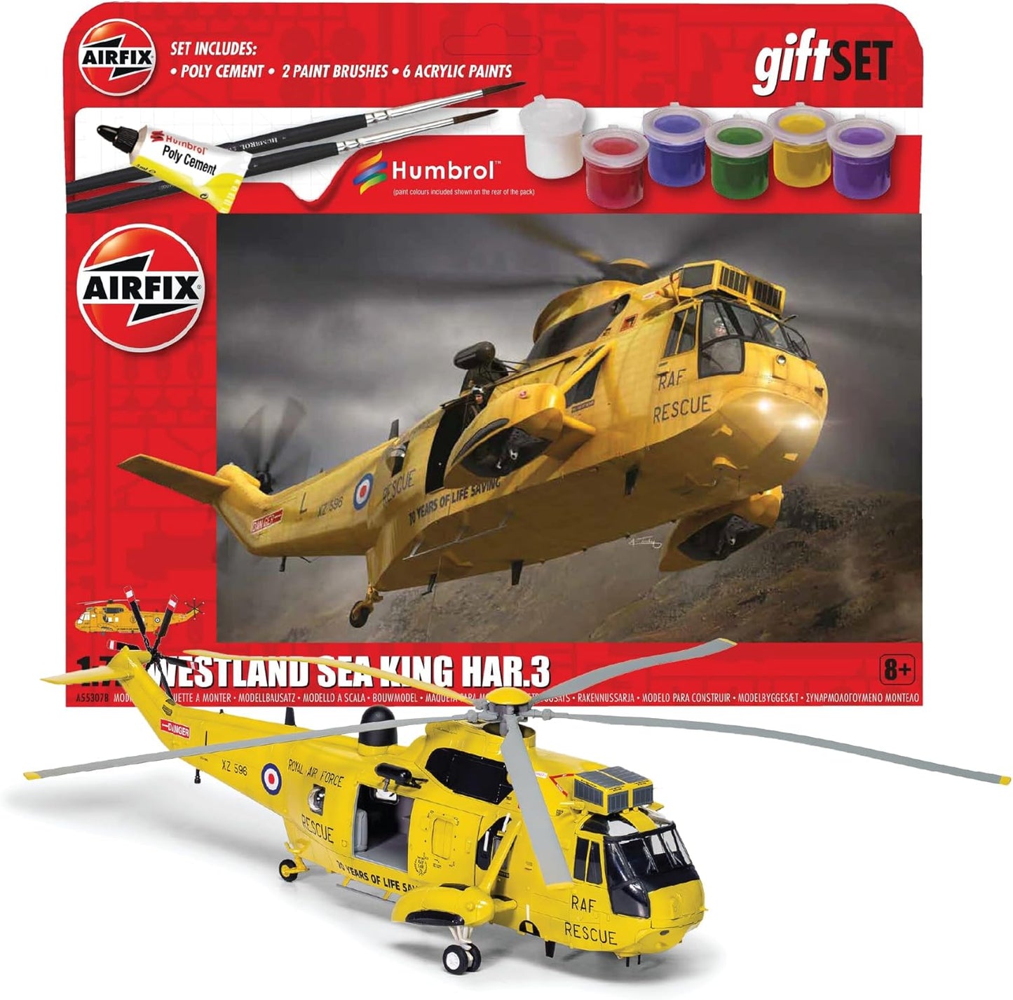 Airfix Aircraft Kits - Westland Sea King HAR.3 Model Building Set