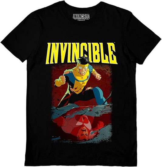 Invincible Reflection Black Unisex T-Shirt, Size M