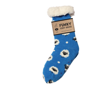 Ladies Sherpa Socks - Woolly Sheep