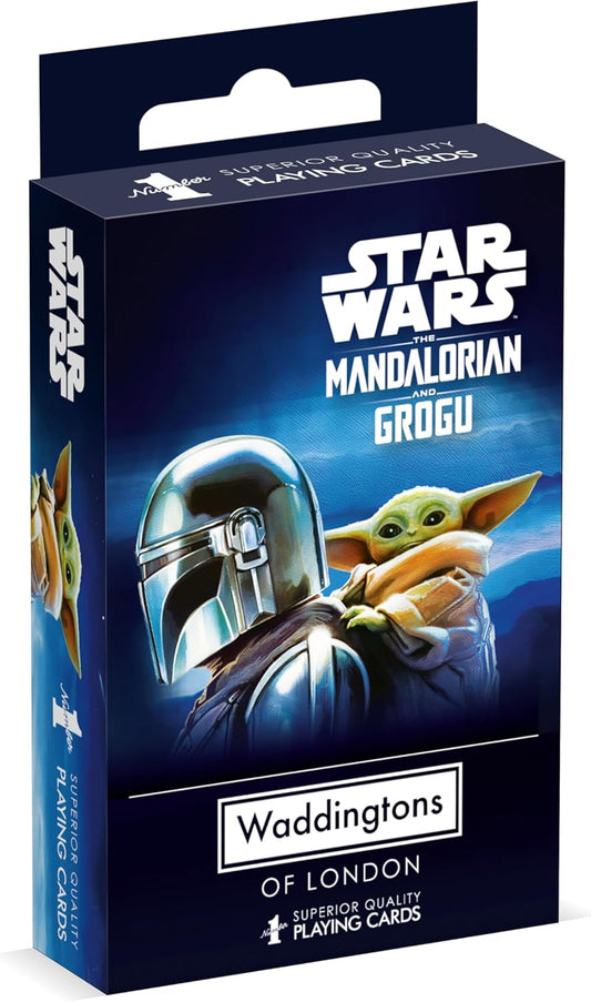 Waddingtons Number 1 Star Wars Mandalorian and Grogu - The Child Playing Card Game