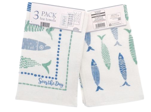 Seas the Day Tea Towels (3 Pack)