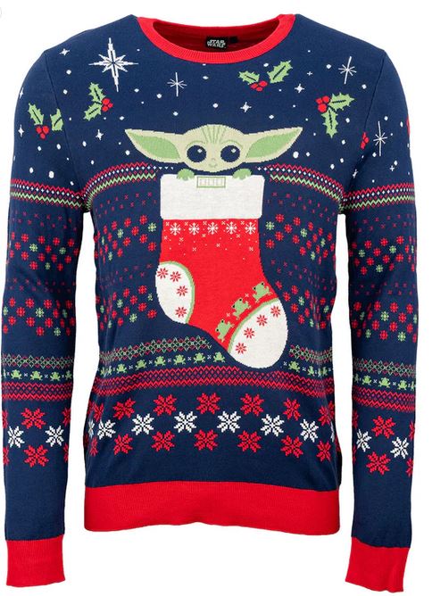 Star Wars - The Mandalorian - The Child Christmas Jumper - Size Small
