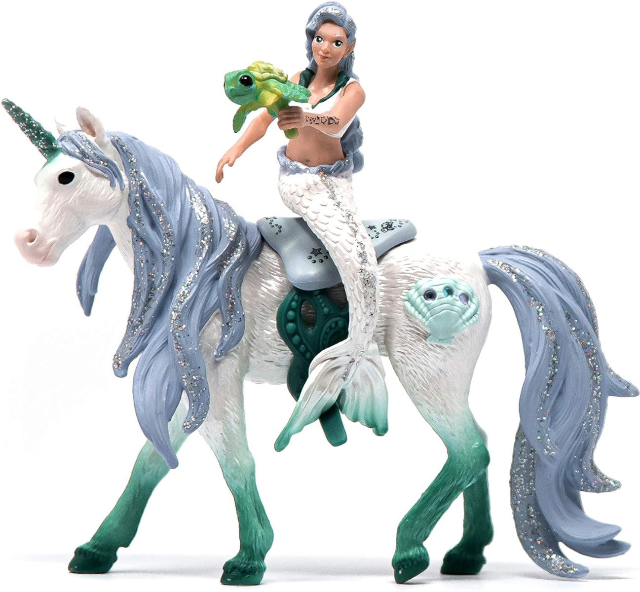 Schleich Mermaid Riding on Sea Unicorn Bayala