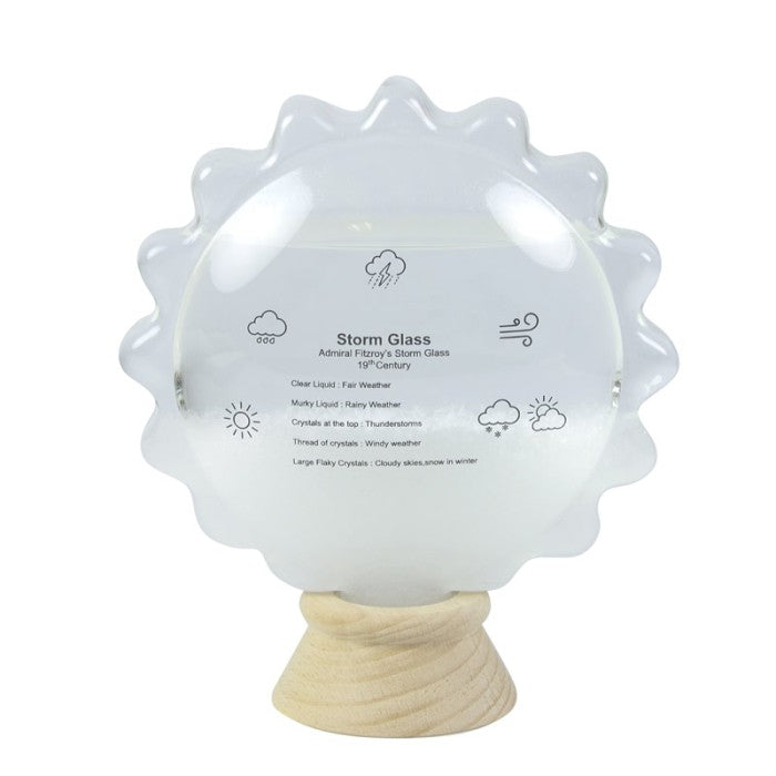 Sun Shaped Storm Cloud Bottle Weather Station Set