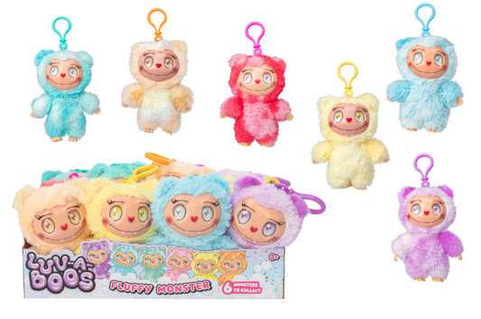Luv-a-Boos - Fluffy Monster Doll (1 SUPPLIED)