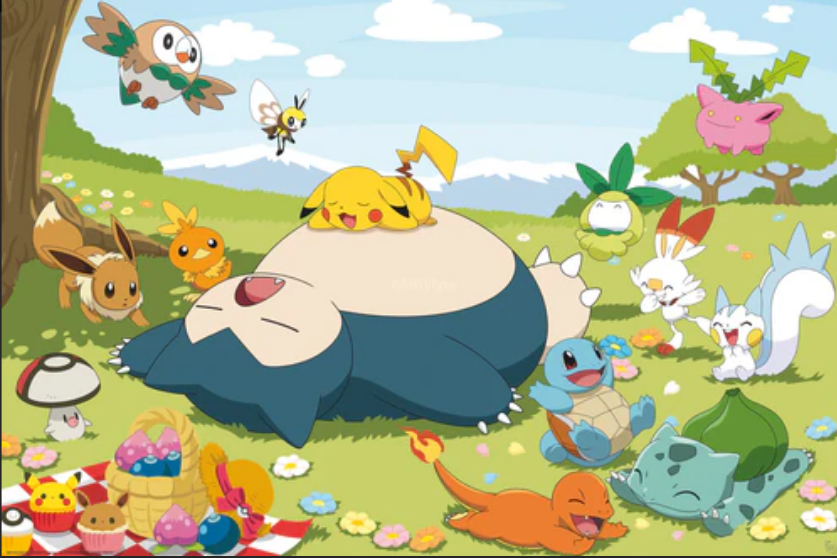 Pokemon - Picnic Day 91,5x61cm - Maxi Poster