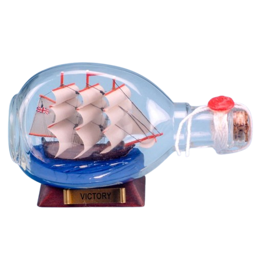 HMS Victory Ship in a Bottle