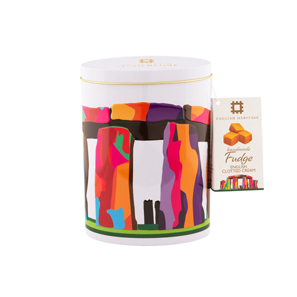English Heritage Stonehenge Clotted Cream Fudge Tin 250g