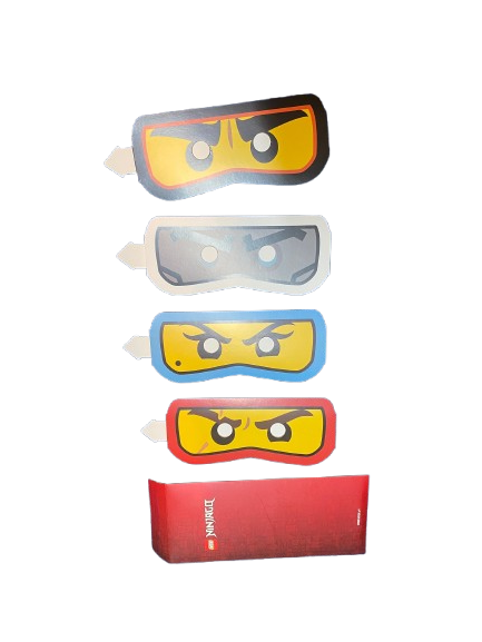 Ninjago Destiny's Bounty Adventures - 4 Card Masks