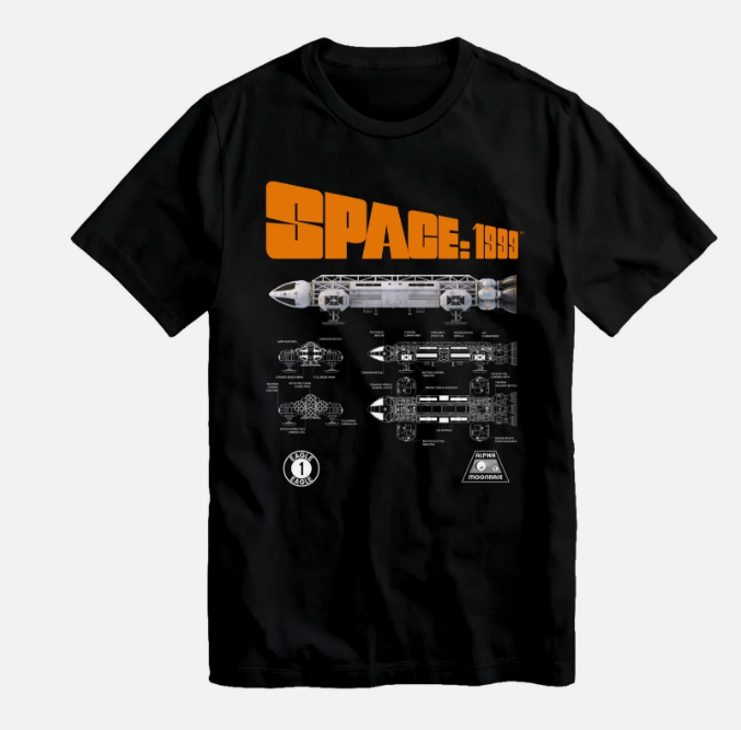 SPACE 1999 EAGLE TRANSPORTER - ADULTS T-SHIRT - S