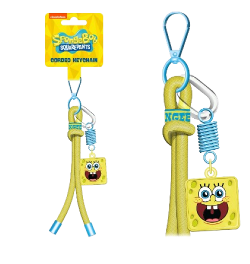 SPONGEBOB (ABSORBED) CORD KEYCHAIN