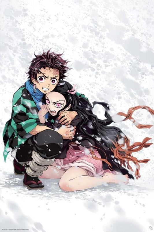 Demon Slayer Tanjiro & Nezuko Snow 61 x 91.5cm Maxi Poster