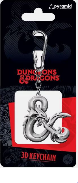 Dungeons & Dragons (Dragon Ampersand) 3D Keychain