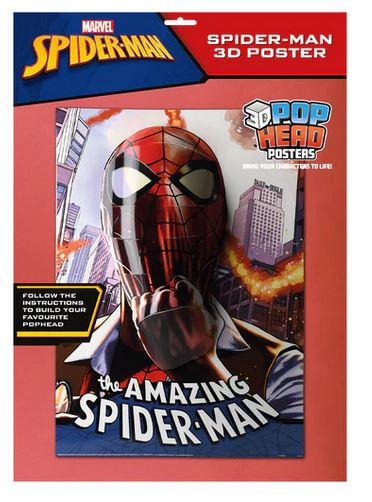 Spider-Man (Peter's Mask) 3D Poster (Popheads)