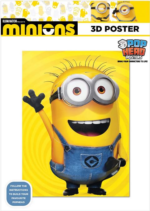 Minions (Tom) 3D Poster (Popheads)