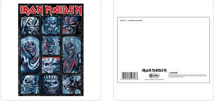IRON MAIDEN (TEN EDDIES) POSTCARD PRINT A6 (1 CARD SUPPLIED)