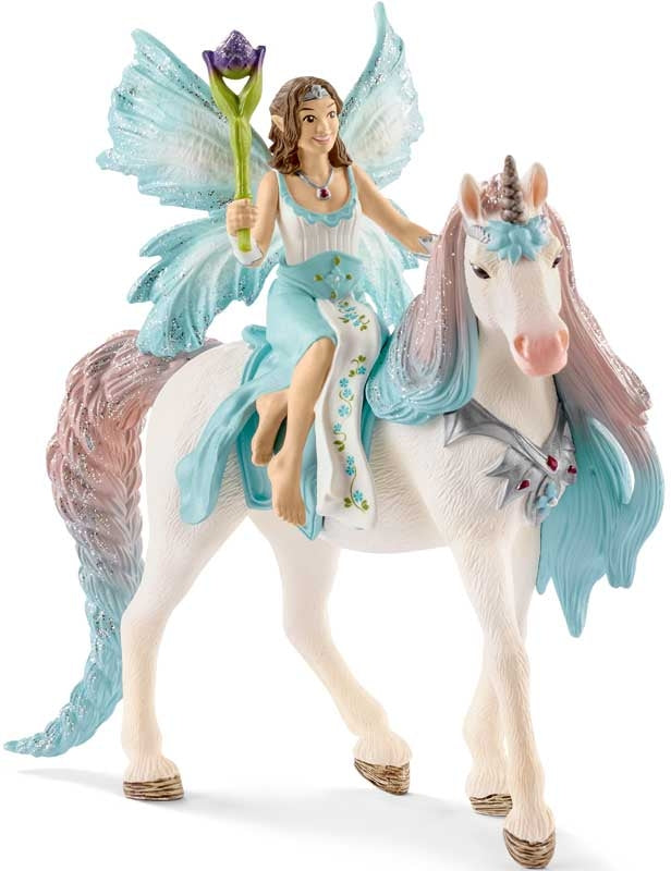 SCHLEICH FAIRY EYELA WITH PRINCESS UNICORN