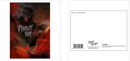 FRIDAY THE 13TH (PART 3) POSTCARD PRINT A6 (1 CARD SUPPLIED)