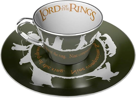 LORD OF THE RINGS Mirror Mug and Plate Set