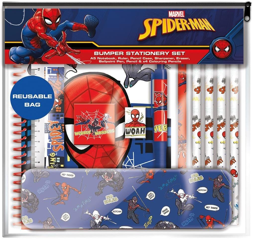 Spiderman Bumper Stationery Set
