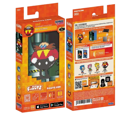 FiGGYZ: Sonic the Hedgehog - Dr Eggman - 11cm Collectible Pop Magnet - #60