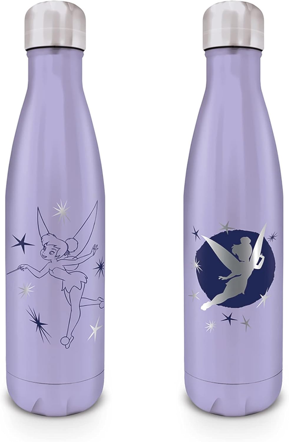 Disney Tinker Bell Metal Drinks Bottle (Starlight Design) 19oz / 540ml Water Bottle