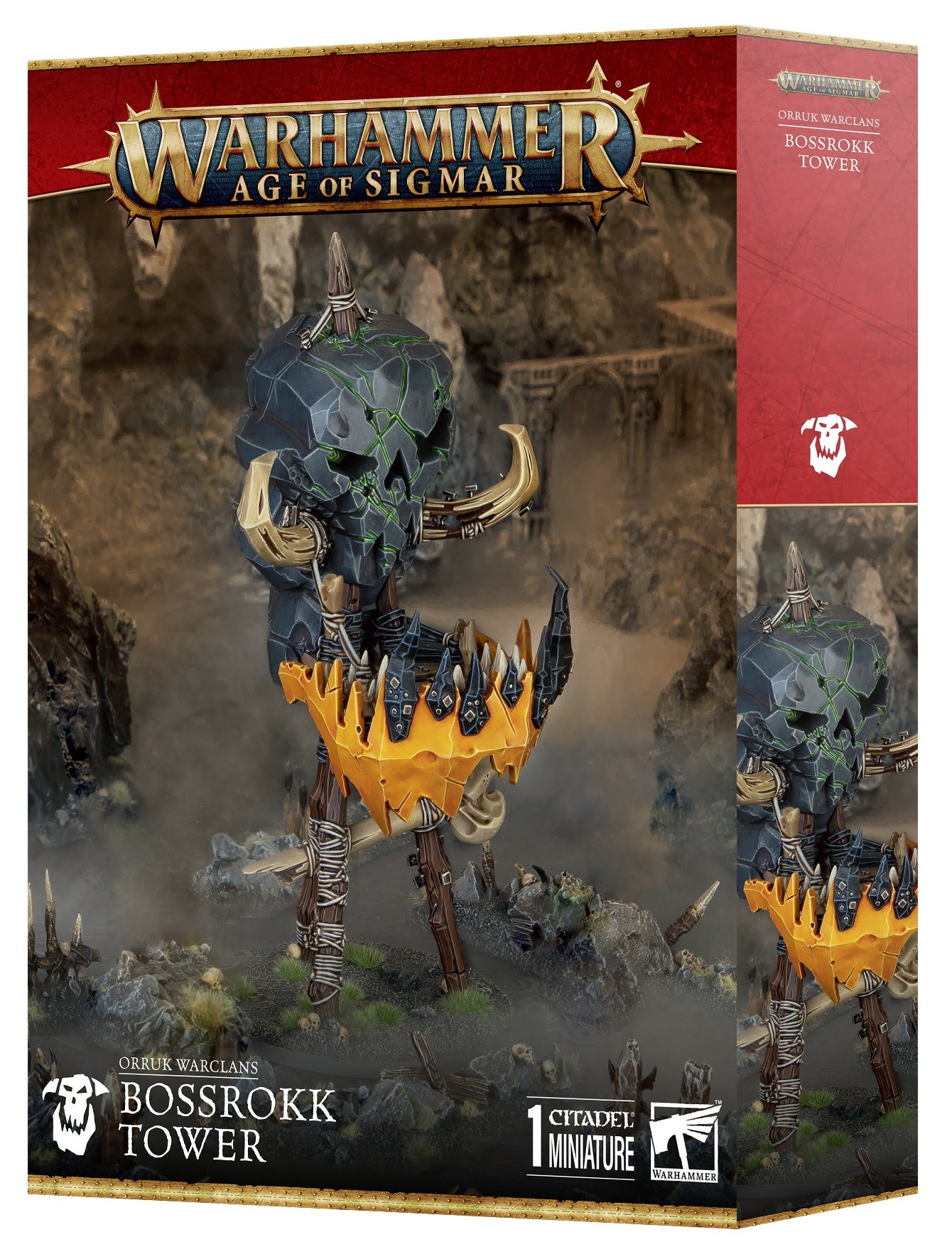 WARHAMMER AGE OF SIGMAR ORRUK WARCLANS: BOSSROKK TOWER