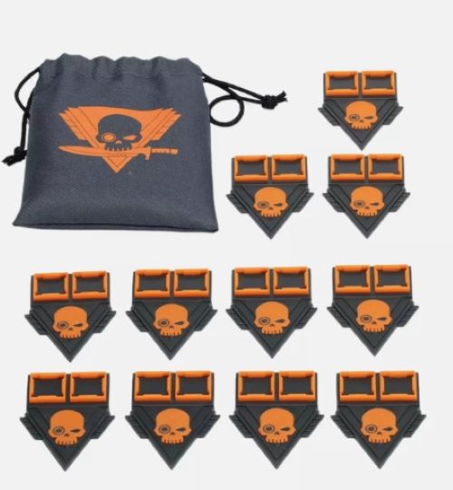 Warhammer 40,000 Kill Team: Trade Wound Counter Dice Trays 2024
